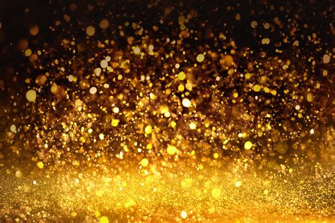 Glitter Gold Bokeh Background Prishnewsletter