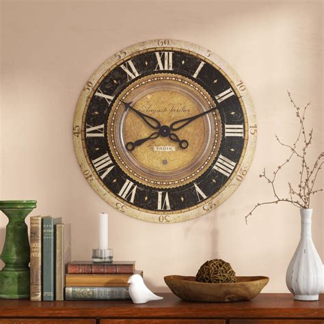 One Allium Way Oversized Traditional 69cm Wall Clock And Reviews
