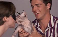 cat kissing booth cast hairless blindfold kiss challenge metro personal got close very fun hilarious