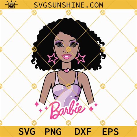 Afro Barbie Svg