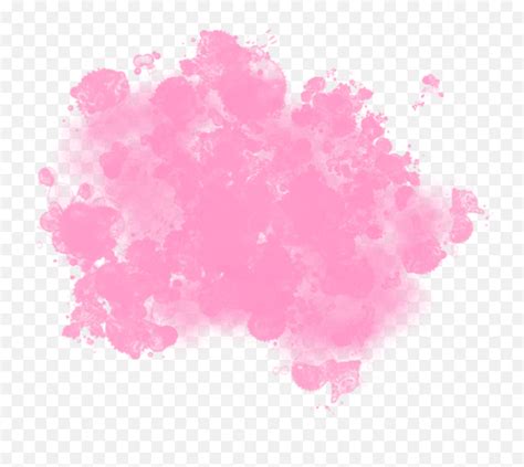 Watercolor Splatter Transparent Background Pink Watercolor Stain Png