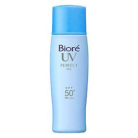 The whole line from biore kao you can see here. Bioré UV Perfect Milk SPF 50/Pa++++ Reviews 2020