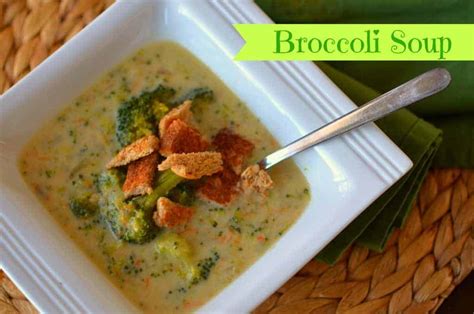 Easy Broccoli Soup Place Of My Taste