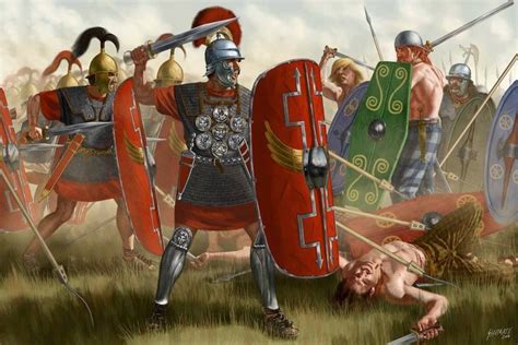 A Late Republican Centurion And Legionaries Under Julius Caesar S Vs
