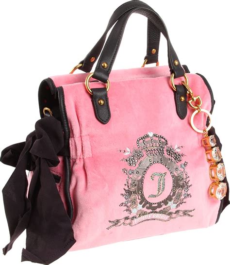 Juicy Couture The Cameo Shoulder Bag Pink Candy One Size Handbags