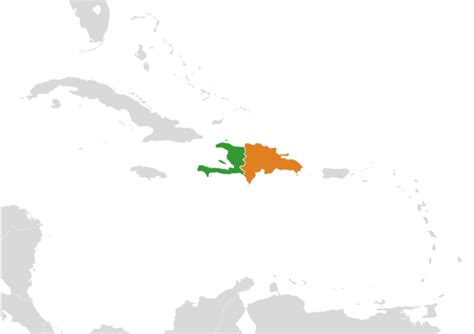 Island Of Hispaniola Greater Antilles Lac Geo