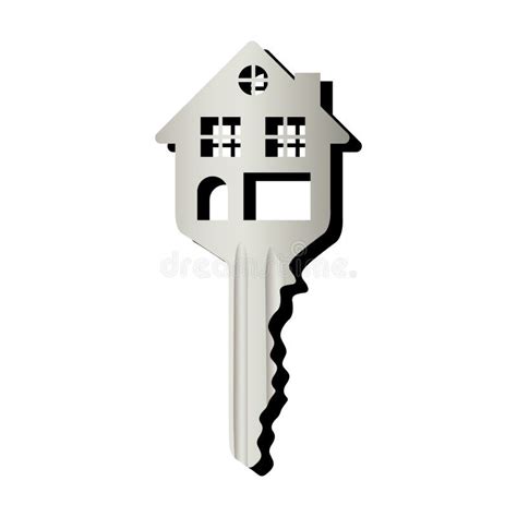 House Shaped Key Icon Image Stock Illustrations 266 House Shaped Key