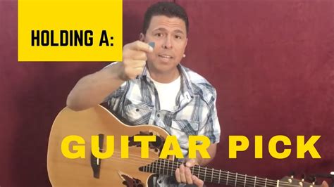 How To Hold A Guitar Pick Pt1 Of 2 Youtube
