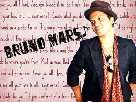 Bruno Mars Just The Way You Are Paroles