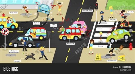 Infographic Accidents Vector And Photo Free Trial Bigstock