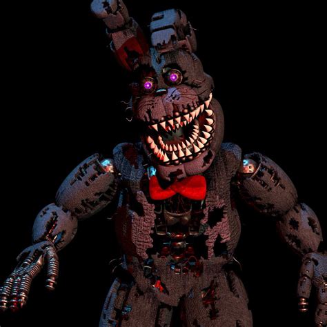 Nightmare Withered Bonnie V Nightmare Bonnie Render By Hectormkg Vrogue