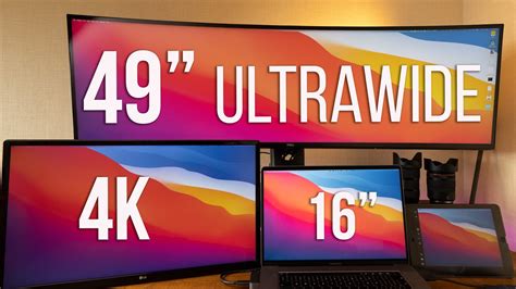 The Best Monitor For Programming Ultrawide 49 Vs 4k Monitor Youtube