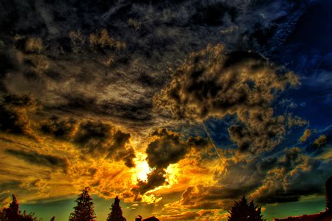 Wallpaper Sunset Sky Nature Clouds Photography Photo Amazing