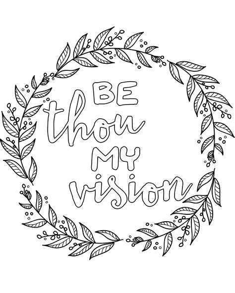 Free Printable Adult Coloring Pages Hymns And Scripture Our