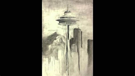Seattle Skyline Drawing Youtube