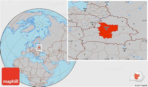 Minsk Europe Map