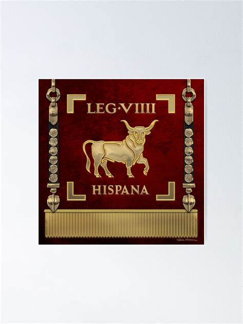 Standard Of The Spanish 9th Legion Vexillum Of Legio Ix Hispana