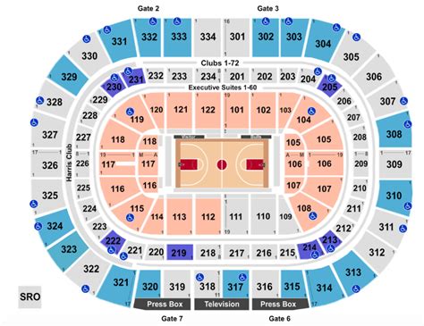 United Center Seating Chart Rows Seats And Club Seats