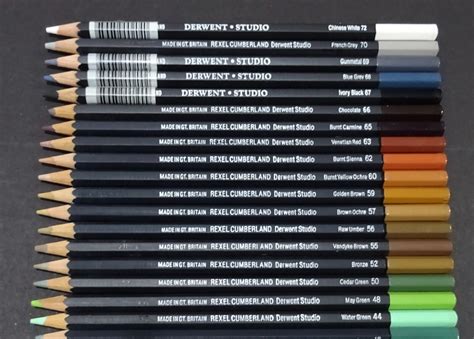 Derwent Studio Rexel Cumberland Colouring Pencils X New Old Stock No Repeats Ebay