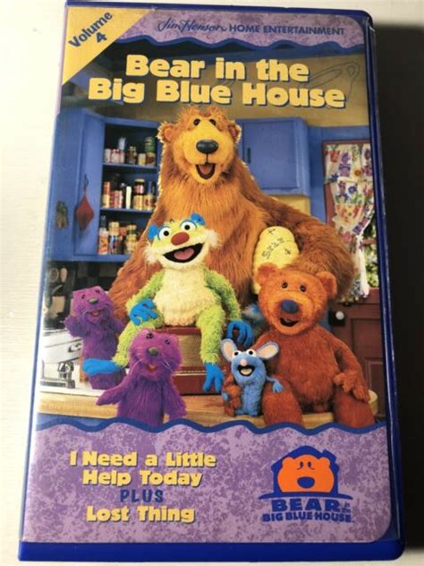 Bear In The Big Blue House Volume 4 Vhs 1998 Dura
