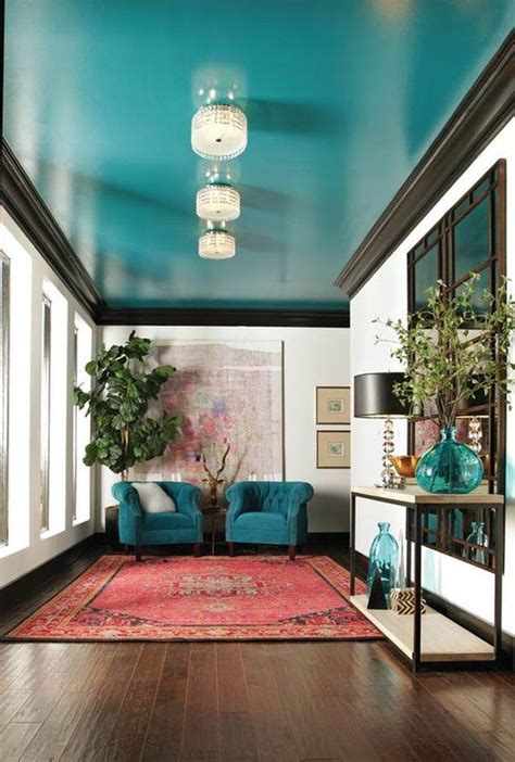 Ways To Use Black Trim Living Room Design Modern Turquoise Room Home