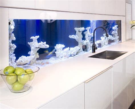 Aquarium Dans Le Salon En Plus De 103 Idées Magnifiques Interieur