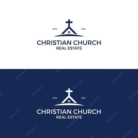 Premium Vector Line Art Church Or Christian Logo Design