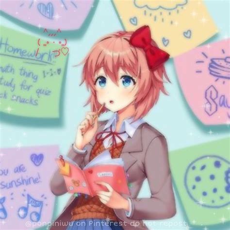 Sayori Literature Club Cute Games Cute Icons