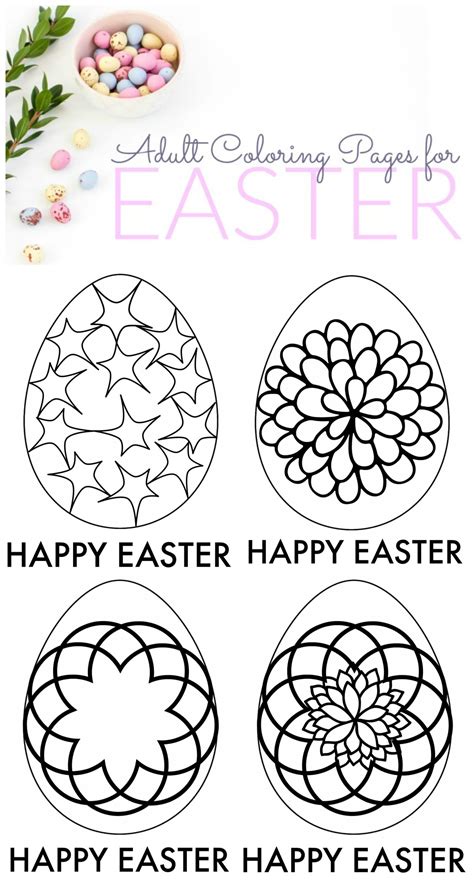 So if you are one of them, you have landed on the right page. Easter Adult Coloring Pages | Free Printable Downloads