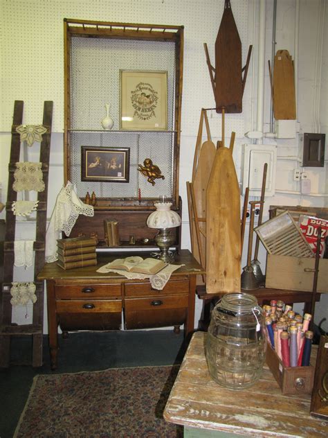 Display Of Primitives At 8th And Pearl Antiques Boulder Co Shop