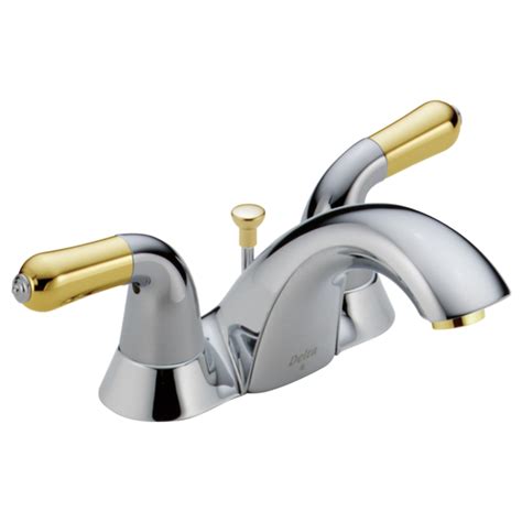 These faucet fashions have a lot of character and personality, not to mention they're very functional and good conversation pieces. Two Handle Centerset Lavatory Faucet 2530CB-24CB | Delta ...