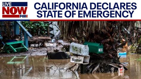 California Declares State Of Emergency Due To Atmospheric River Flooding Livenow From Fox
