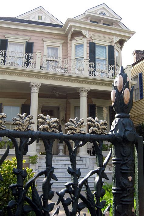 New Orleans French Quarter Cornstalk Fence Hotel Flickr