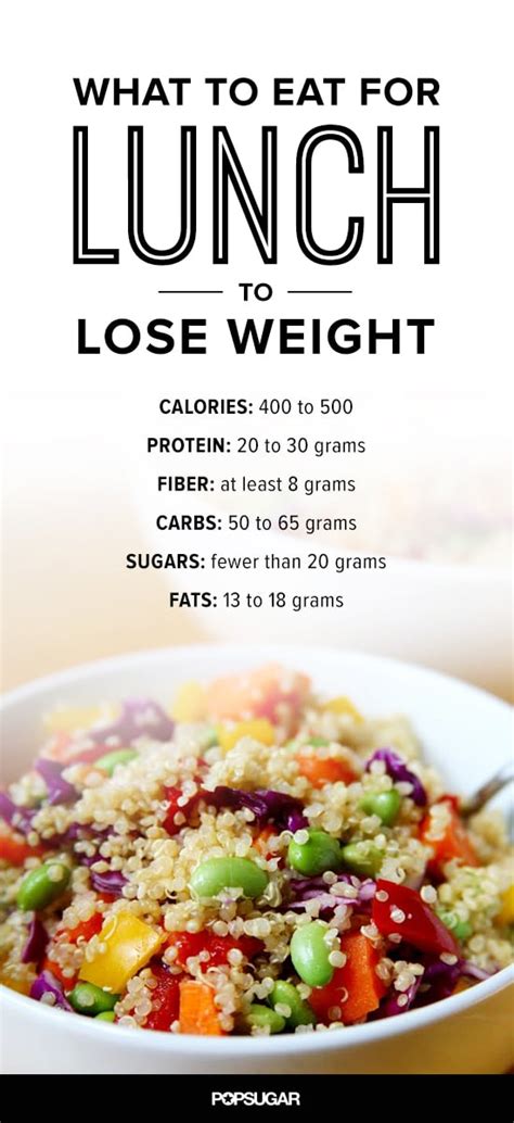 It is important to look for a plan that includes strategies for maintaining weight loss. What to Eat For Lunch to Lose Weight | POPSUGAR Fitness