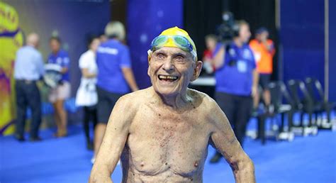 99 Year Old Australian Swimmer Breaks World Record