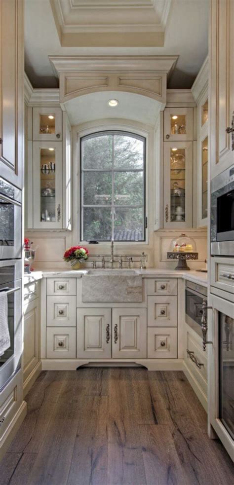 Love this small mudroom area on this stretch of wall. Best 90+ Galley Kitchen Ideas 2018 - Interior Decorating ...