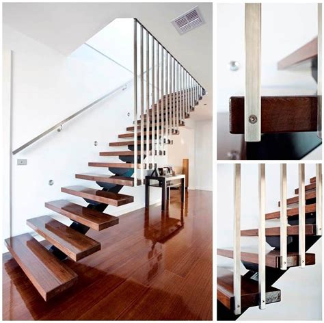 Modern Open Tread Staircase Sync Design Melbourne Beach House Interior Sync Lincoln