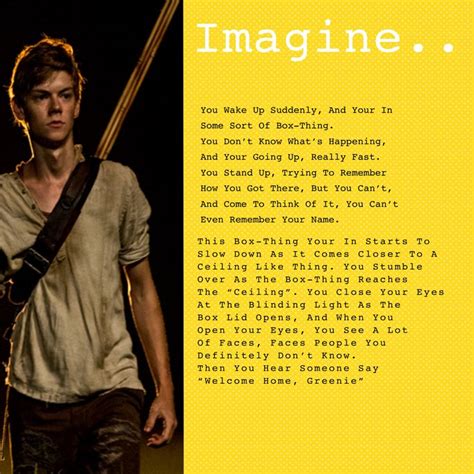 Imagine Maze Runner W Newt Maze Runner Maze Runner Imagines