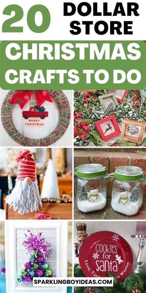 20 Easy Dollar Store Christmas Crafts