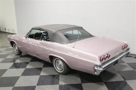 1965 Chevrolet Impala Ss 77957 Miles Evening Orchid Convertible 327 V8