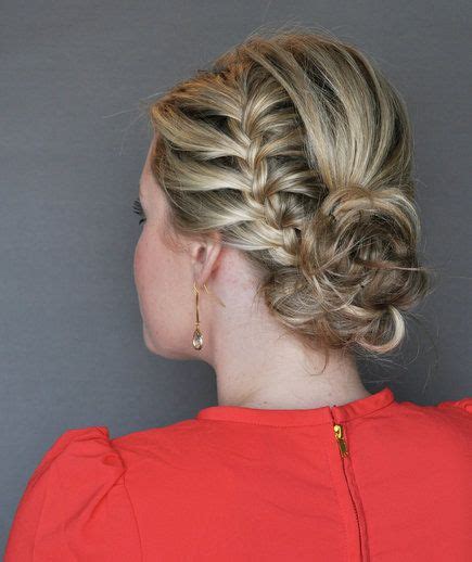 How To Do The Side French Braid Updo Braided Hairstyles For Wedding