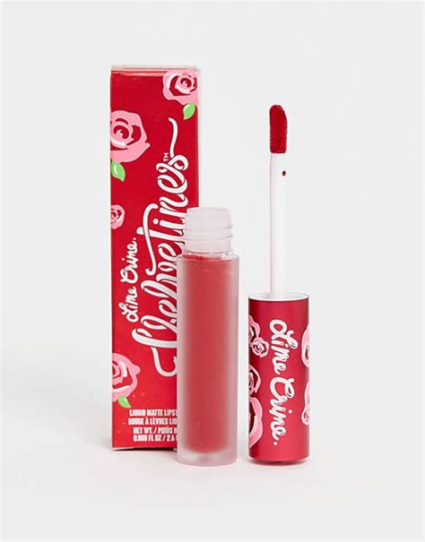 Lime Crime Matte Velvetines Liquid Lipstick Red Velvet Asos