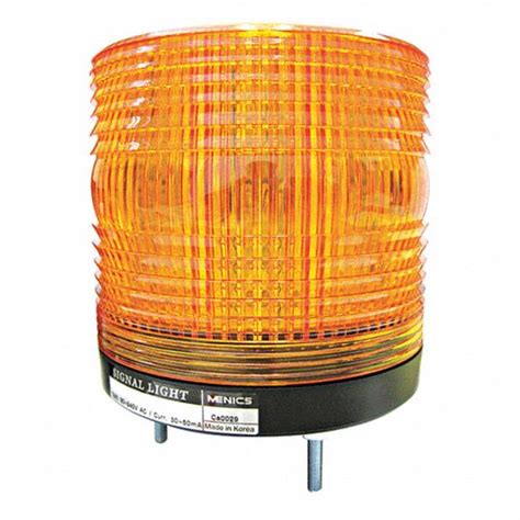 Grainger Approved Beacon Warning Light Led 12 To 24vacdc Flashes