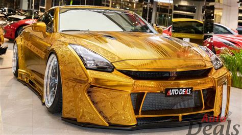 This 435k Gold Plated And Slammed Nissan Gt R Might Be The Worst Car