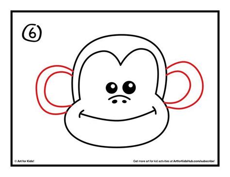 Currently, we recommend how to draw monkey for kids for you, this article is related with banana tree coloring page. How To Draw A Monkey - Art For Kids Hub - | Petits dessins ...