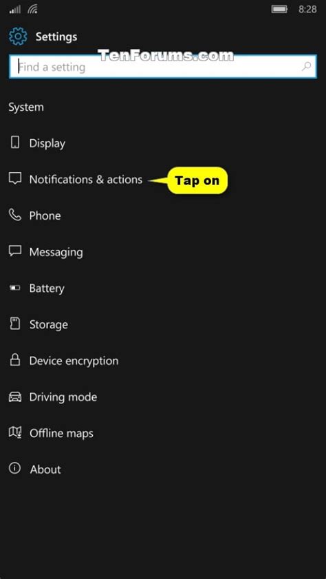 Action Center Quick Actions Rearrange In Windows 10 Mobile Tutorials