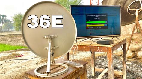 How To Set E Satellite On Feet Dish Antenna From E Yahsat Youtube