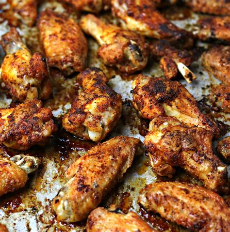 Oven Fried Crispy Baked Chicken Wings Recipe Dr Davinahs Eats