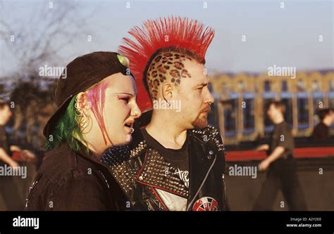 Punks In London Stock Photo Alamy