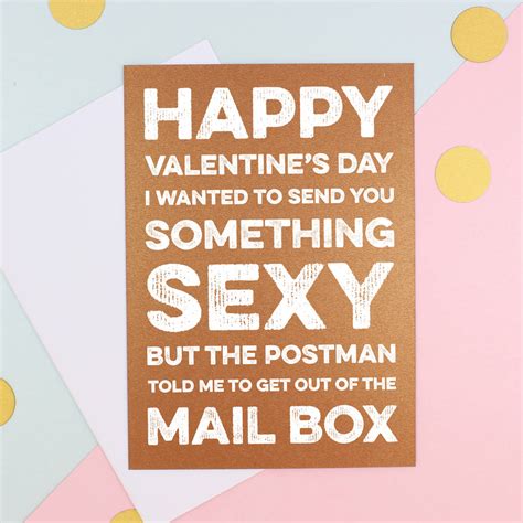 Something Sexy Valentines Day Cards By Parkins Interiors